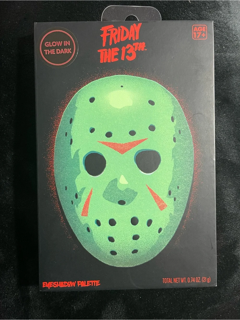 Glow-in-the-Dark Friday the 13th eyeshadows